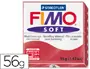 Imagen Pasta staedtler fimo soft 56 gr color rojo cereza 2