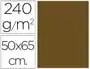 Imagen Cartulina liderpapel 50x65 cm marron 240 gr unidad 2