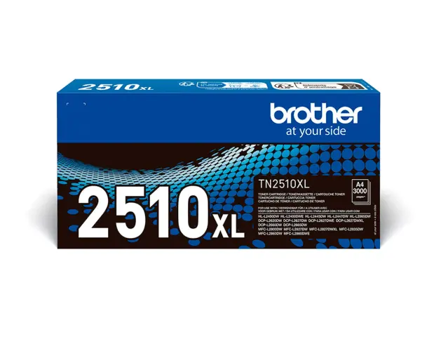 Imagen Toner brother tn2510xl mfc-l2860dwe / l2627dwe / l2400dwe negro 3000 paginas