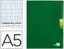 Imagen Libreta liderpapel scriptus a5 48 hojas 90g/m2 cuadro 4mm con margen color verde 2