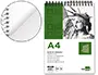 Imagen Bloc dibujo liderpapel esbozos espiral din a4 210x297mm 100 hojas 90g/m2 sin recuadro 2