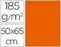 Imagen Cartulina guarro mandarina 50x65 cm 185 grs 2