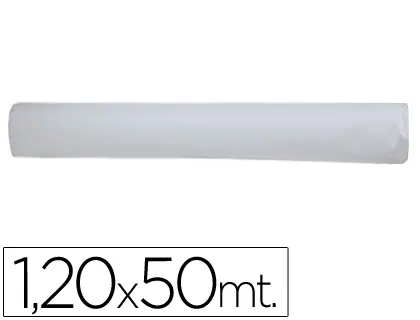 Imagen Mantel blanco en rollo 1,20x50 m