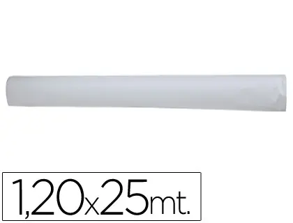 Imagen Mantel blanco en rollo 1,20x25 m