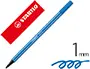 Imagen Rotulador stabilo acuarelable pen 68 azul marino ultramar 1 mm 2