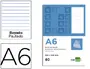 Imagen Bloc notas liderpapel horizontal a6 80 hojas 60g/m2 perforado 2