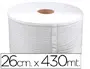 Imagen Bobina celulosa industrial 26 cms de ancho x 400 mts aprox diametro 33,5 cm para el dispensador 46826 2