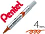 Imagen Rotulador maxiflo pentel para pizarra blanca color rojo 2