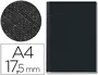 Imagen Tapa de encuadernacion channel rigida 73940095 negro lomo 17,5 mm capacidad 175 hojas 2