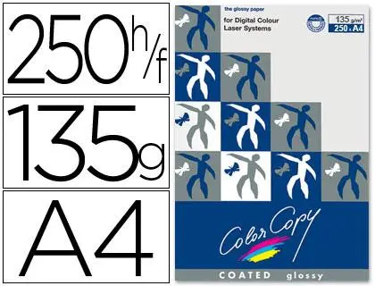 Imagen PAPEL COLOR COPY GLOSSY A4 135GRS