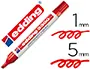 Imagen Rotulador edding marcador 3300 n.2 rojo - punta biselada 2
