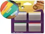 Imagen Banderitas separadoras rigidas dispensador 4 colores post-it index 686a-1 grandes 24 banderitas 2