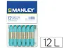 Imagen Lapices cera manley unicolor azul turquesa -caja de 12 n.16 2