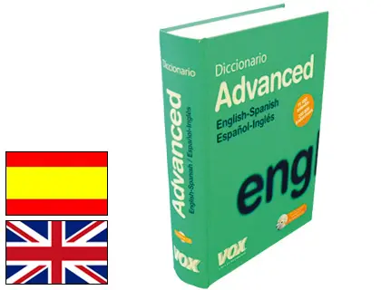Imagen Diccionario vox advanced ingles español-español ingles