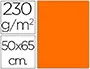 Imagen Cartulina fluorescente naranja 50x65 cm 2