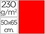 Imagen Cartulina fluorescente roja 50x65 cm 2