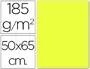 Imagen Cartulina guarro amarillo limon 50x65 cm 185 gr 2