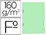 Imagen Subcarpeta liderpapel folio verde tres ueros plastificada160g/m2 2