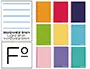 Imagen Cuaderno espiral liderpapel folio witty tapa dura 80h 75gr rayado horizontal 8mm con margen colores surtidos 2