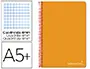 Imagen Cuaderno espiral liderpapel cuarto witty tapa dura 80h 75gr cuadro 4mm con margen color naranja 2