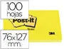 Imagen Bloc de notas adhesivas quita y pon post-it 76x127 mm con 100 hojas 655 2