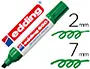 Imagen Rotulador edding marcador permanente 500 verde -punta biselada 7 mm 2