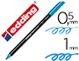 Imagen Rotulador edding punta fibra 1200 azul claro n.10 -punta redonda 0.5 mm 2