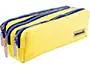 Imagen Bolso escolar liderpapel portatodo rectangular 3 bolsillos amarillo pastel 185x55x70 mm 2
