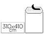 Imagen Sobre liderpapel bolsa blanco 310x410 mm solapa tira de silicona papel offset 100 gr caja de 250 unidades 2