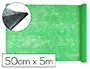 Imagen Tejido sin tejer liderpapel terileno 25 g/m2 rollo de 5 mt verde 2