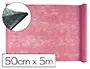 Imagen Tejido sin tejer liderpapel terileno 25 g/m2 rollo de 5 mt rosa 2