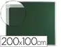 Imagen Pizarra verde mural q-connect 200x100 cm sin repisa con marco de aluminio 2
