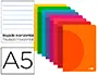 Imagen Libreta liderpapel 360 tapa de plastico a5 48 hojas 90g/m2 horizontal con margen colores surtidos 2