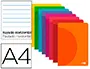 Imagen Libreta liderpapel 360 tapa de plastico a4 48 hojas 90g/m2 horizontal con margen colores surtidos 2