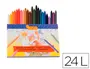 Imagen Lapices cera jovi hexagonal caja de 24 colores 2