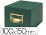 Imagen Fichero fichas tela verde 500 fichas n.3 -tamao 100x150 mm 2