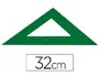 Imagen Escuadra faber 32 cm plastico verde 2