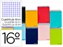 Imagen Cuaderno espiral liderpapel bolsillo dieciseavo apaisado smart tapa blanda 80h 60gr cuadro 4mm colores surtidos 2