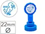 Imagen Sello artline emoticono bien color azul 22 mm diametro 2