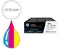 Imagen Toner hp 305a laserjet pro 300 / m351 / 400 / m451 / mfp m375 / mfp m475 pack color amarillo cian magenta 2600 2