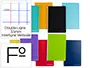 Imagen Cuaderno espiral liderpapel folio witty tapa dura 80h 75gr rayado montessori 3,5mm colores surtidos 2