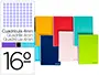 Imagen Cuaderno espiral liderpapel bolsillo dieciseavo smart tapa blanda 80h 60gr cuadro 4mm colores surtidos 2