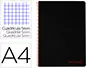 Imagen Cuaderno espiral liderpapel a4 micro wonder tapa plastico 120h 90 gr cuadro 5 mm 5 bandas 4 taladros color negro 2