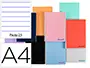 Imagen Cuaderno espiral liderpapel a4 wonder tapa plastico 80h 90gr pauta estrecha 2,5mm con margen colores surtidos 2