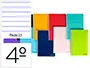 Imagen Cuaderno espiral liderpapel cuarto smart tapa blanda 80h 60gr pauta 2,5mm con margen colores surtidos 2