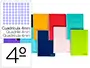 Imagen Cuaderno espiral liderpapel cuarto smart tapa blanda 40h 60gr cuadro 4mm con margen colores surtidos 2