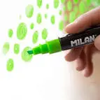 Imagen Rotulador Para Pizarra Cristal, Milan Fluoglass Verde