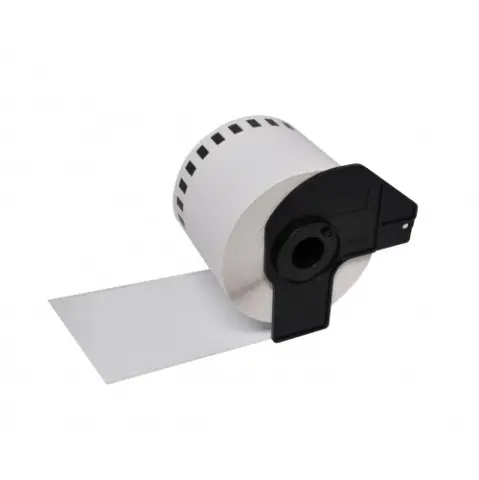Imagen Etiqueta brother compatible dk22223 cinta papel continuo adhesivo blanco 50 mm x 30,48 mt.