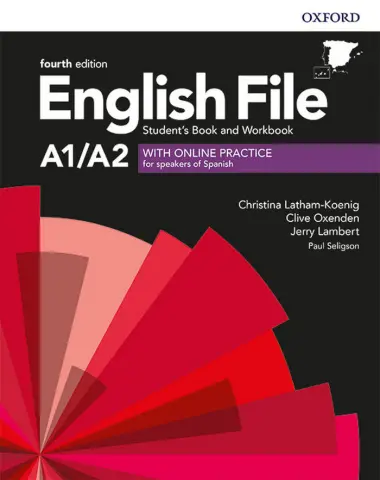 Imagen English File 4th Edition A1/A2. Student