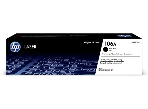 Imagen HP W1106A NEGRO CARTUCHO DE TONER ORIGINAL N106A